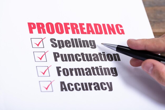 In-depth knowledge of Proofreading 